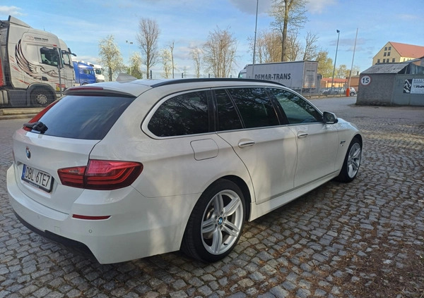 BMW Seria 5 cena 76900 przebieg: 281000, rok produkcji 2013 z Bolesławiec małe 379